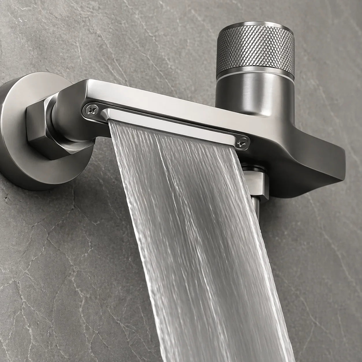 Mitigeur de Douche Design | Robinet de Baignoire Chaud Froid Valve Céramique pour Salle de Bain