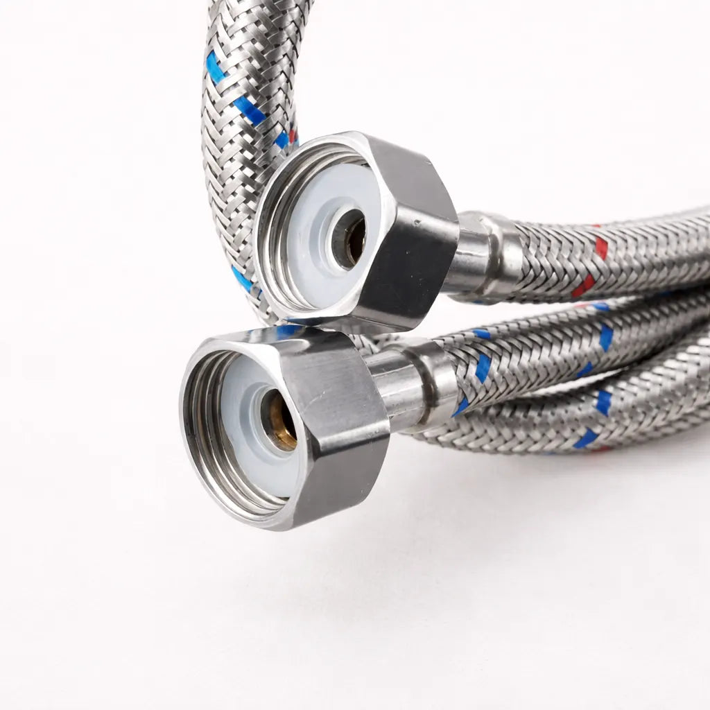Flexibles d'Alimentation Inox G1/2 60cm pour robinet chaud et froid