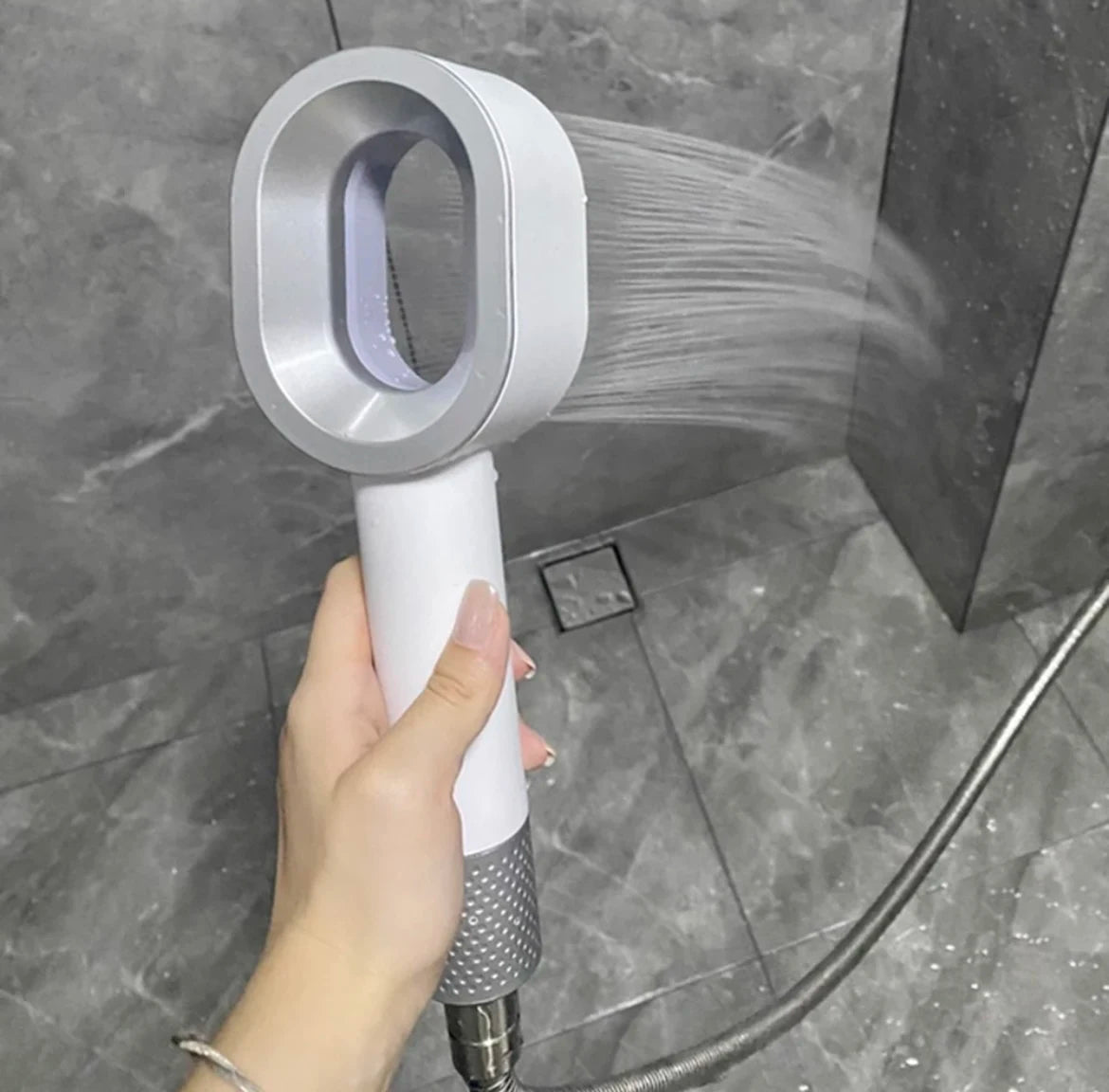Pommeau de Douche Moderne Filtrant | Douchette Haute Pression pour salle de bain avec Filtre à Eau, Réduction de Consommation, Compatible Flexible Universel