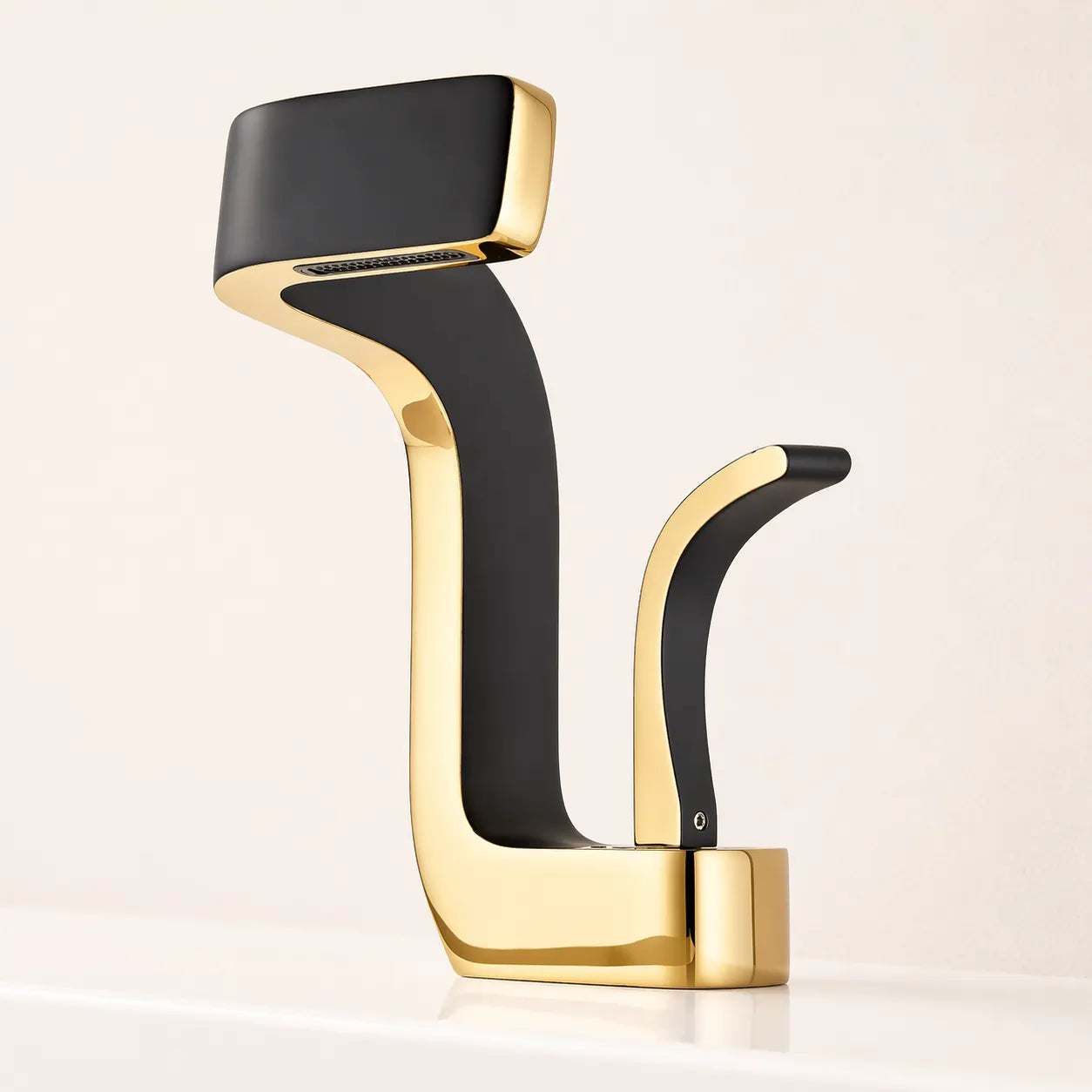 Robinet Lavabo Cascade Luxe Design Arche | Mitigeur Laiton pour Salle de Bain Haut de Gamme