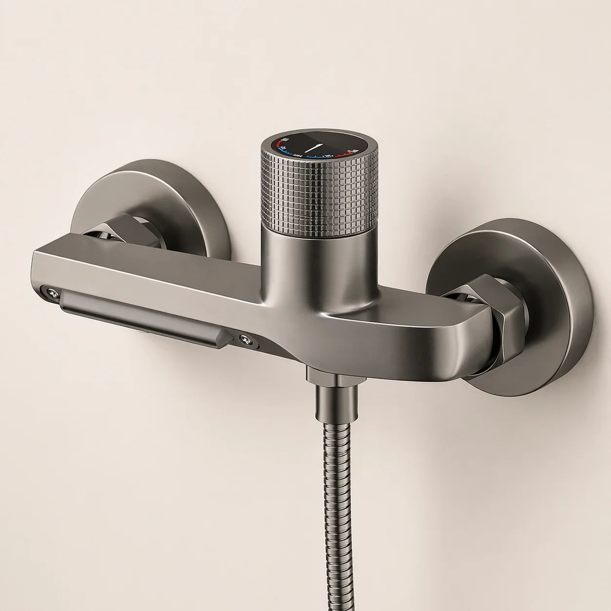 Mitigeur de Douche Design | Robinet de Baignoire Chaud Froid Valve Céramique pour Salle de Bain