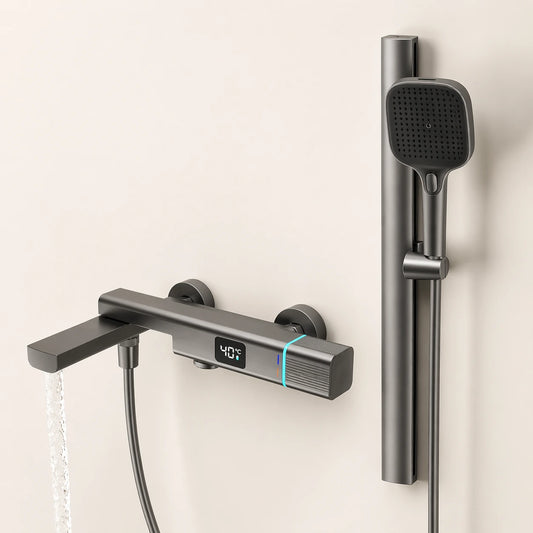 Ensemble Douche Thermostatique | Colonne de Douche avec mitigeur  pour Salle de Bain
