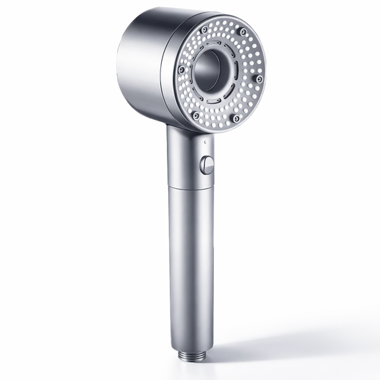 Douchette à Main Ronde Filtrante | Pommeau de Douche Filtrant 5 Modes pour salle de bain avec Système de Filtration d'eau