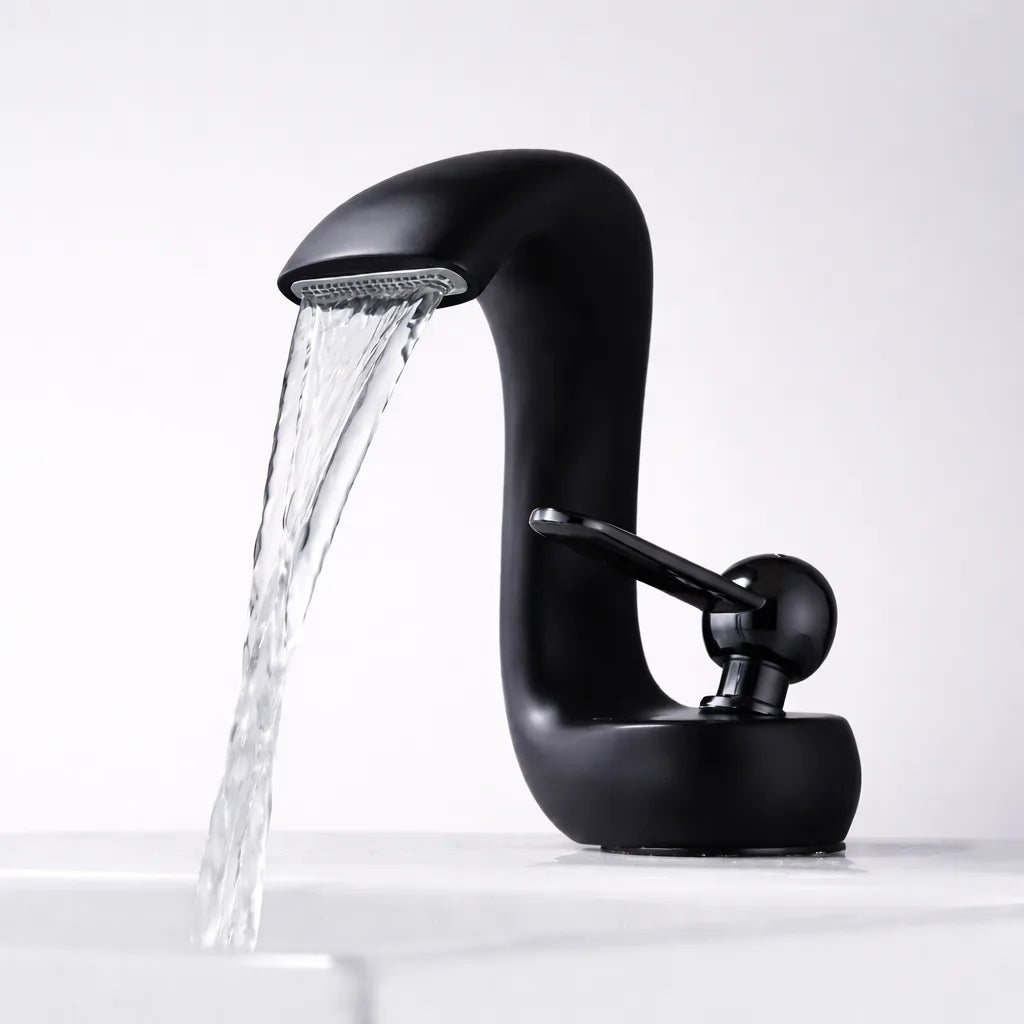 Robinet Lavabo Cascade Ark Moderne | Mitigeur Design pour Salle de Bain Haut de Gamme