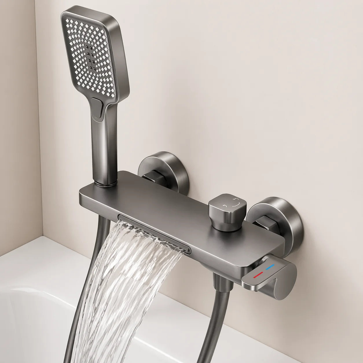 Ensemble Douche Cascade Baignoire | Kit Douche Design Salle de Bain