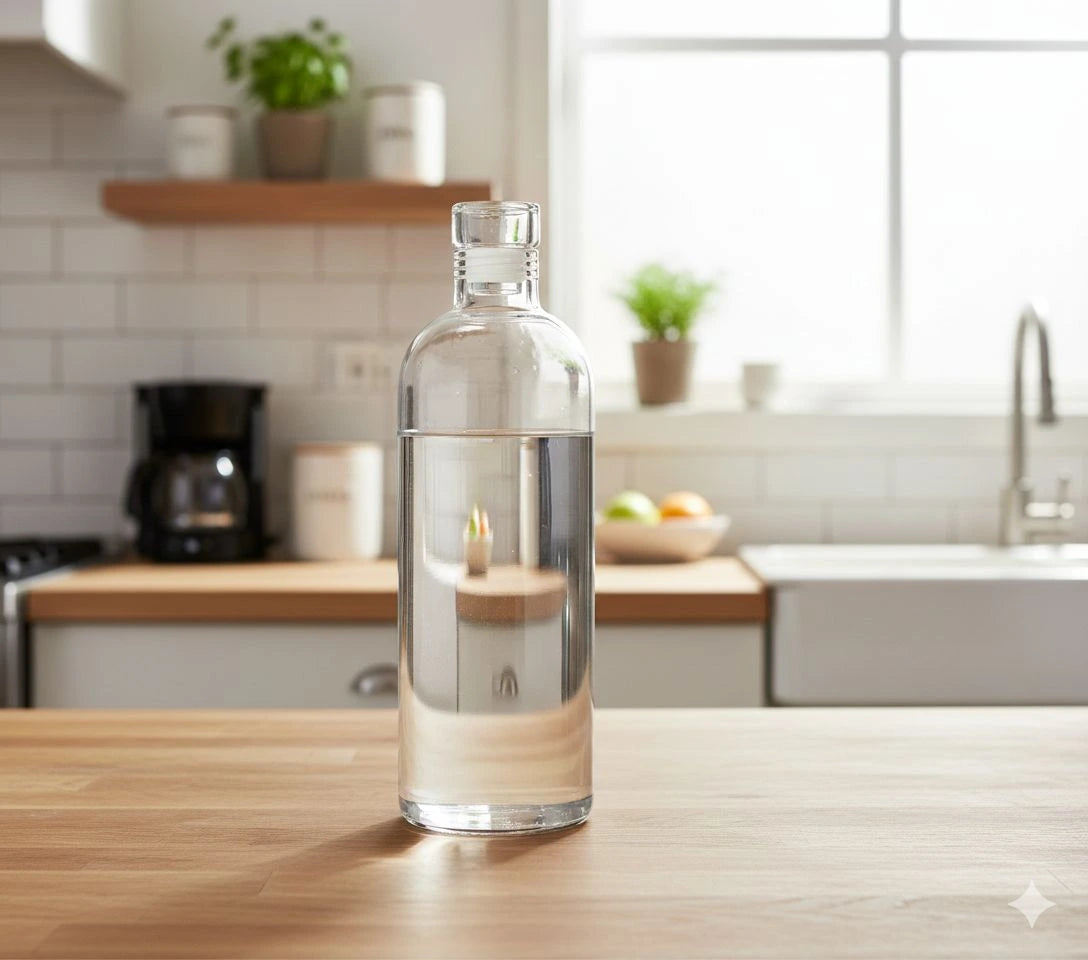 Bouteille 1 L en verre Vitaqua
