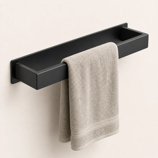 Porte-Serviettes Mural Inox Adhésif Sans Perçage | Porte serviette pour Salle de Bain
