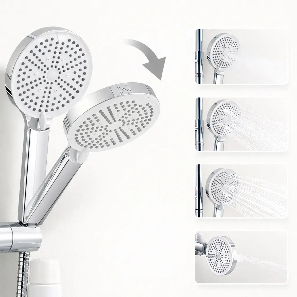 Colonne de douche 2 sorties avec porte-savon | Douche pluie + douchette