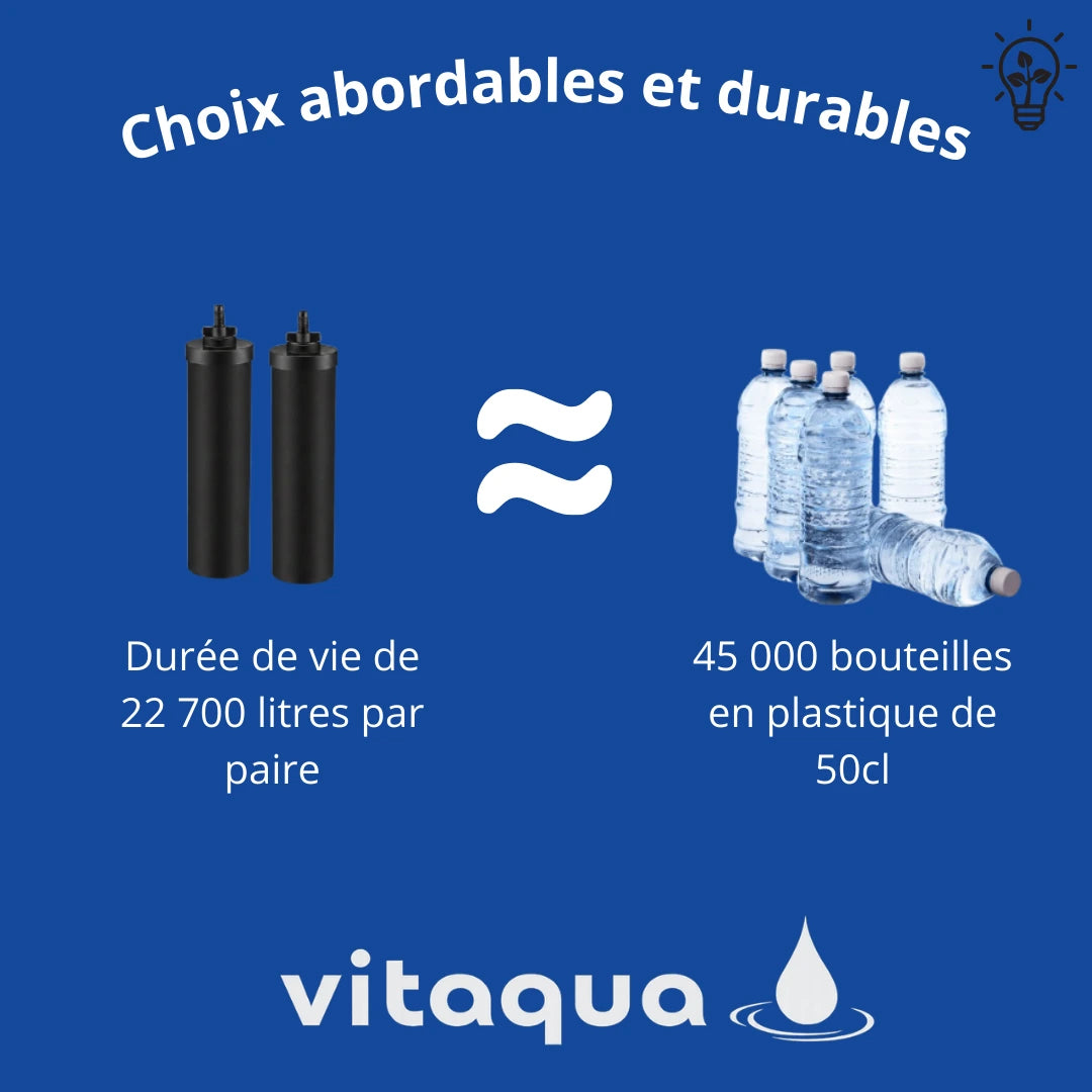Filtres à Charbon Actif Ionisé Vitaqua