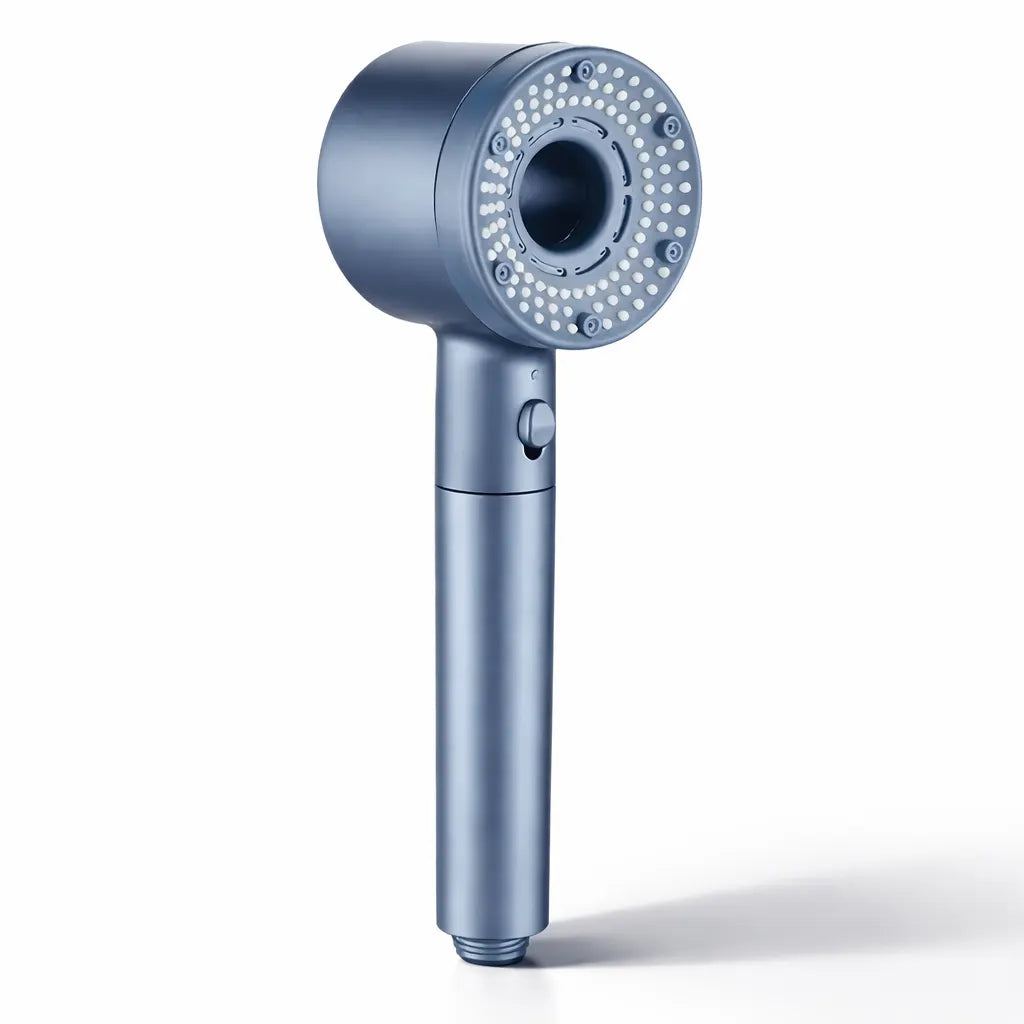 Douchette à Main Ronde Filtrante | Pommeau de Douche Filtrant 5 Modes pour salle de bain avec Système de Filtration d'eau