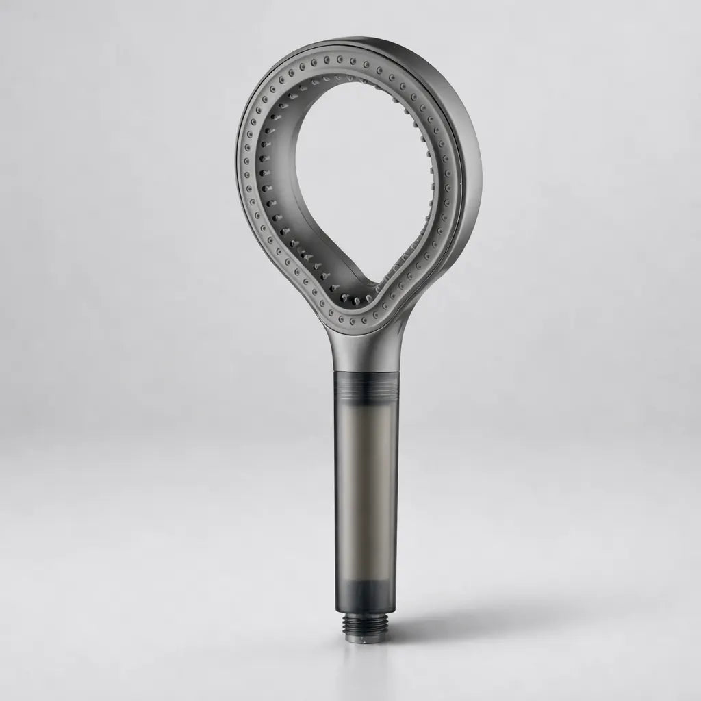 Pommeau de douche design filtrant | Douchette à main moderne pour salle de bain