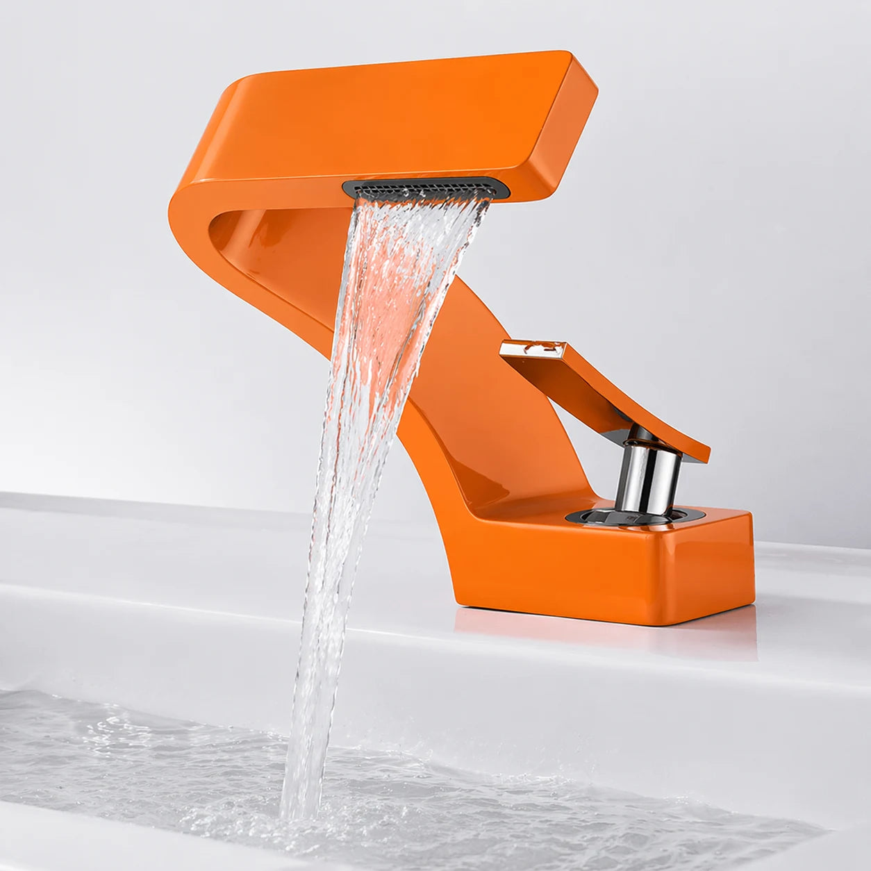 Robinet Lavabo Cascade Design TOLM | Mitigeur Salle de Bain Moderne