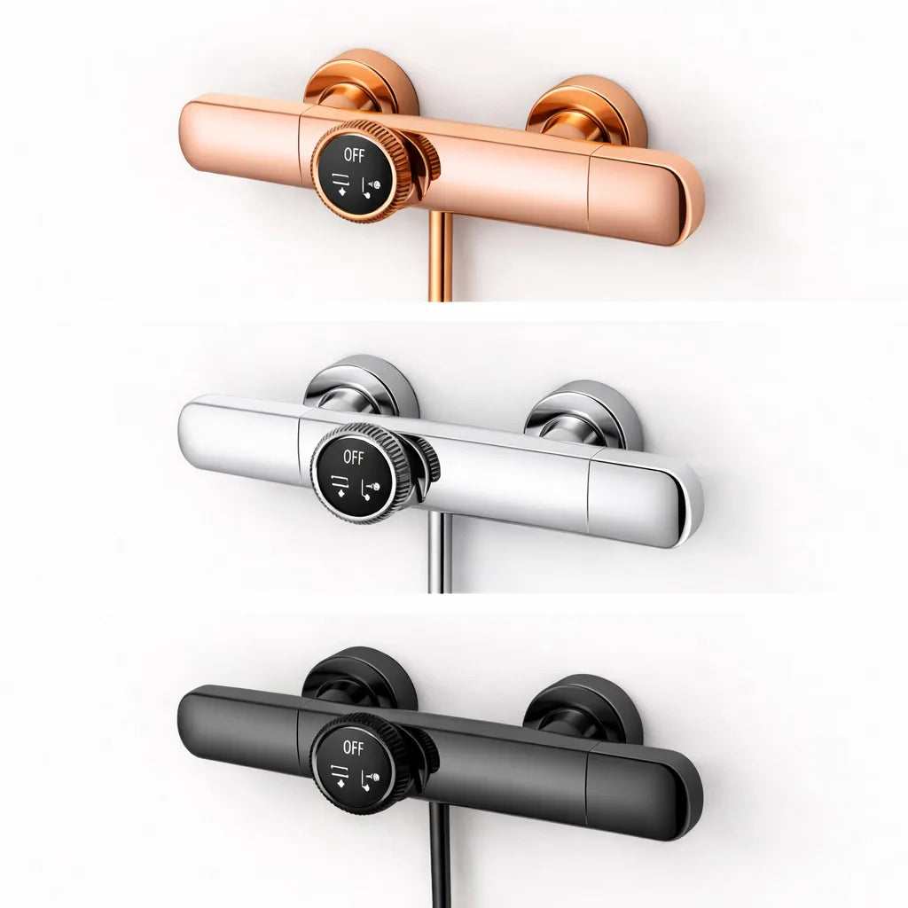 Colonne de douche Design thermostatique 2 sorties
