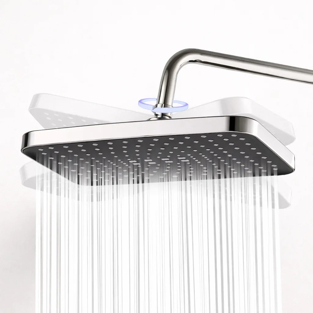 Pommeau de douche rectangulaire effet pluie