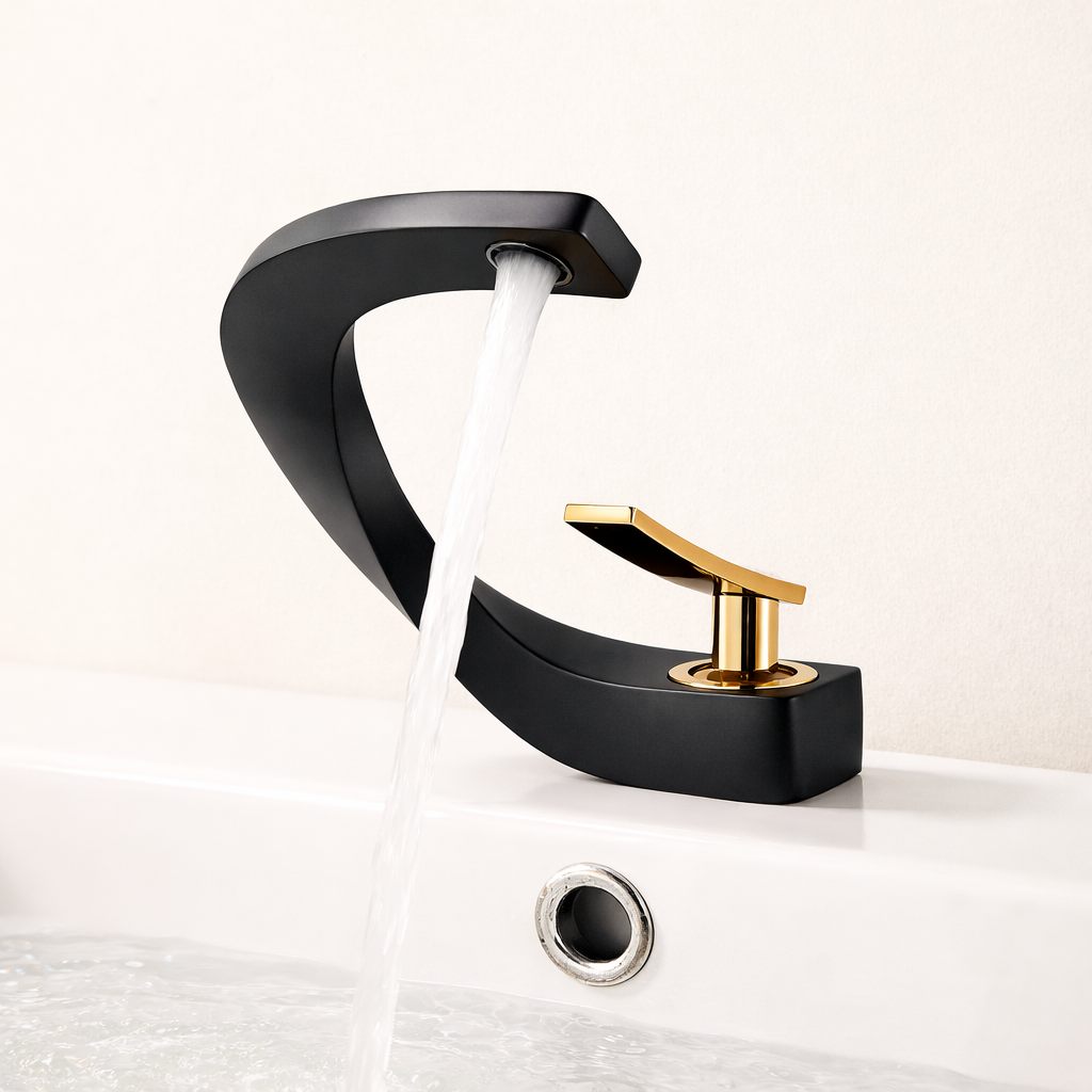 Robinet Lavabo Design | Mitigeur Haut de Gamme pour Salle de Bain Luxe