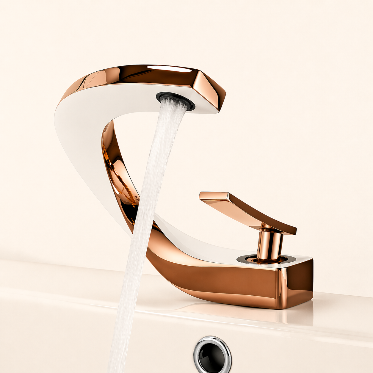 Robinet Lavabo Design | Mitigeur Haut de Gamme pour Salle de Bain Luxe