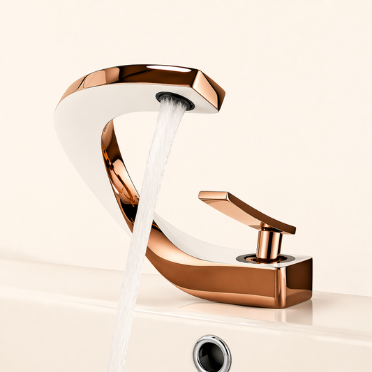 Robinet Lavabo Design | Mitigeur Haut de Gamme pour Salle de Bain Luxe