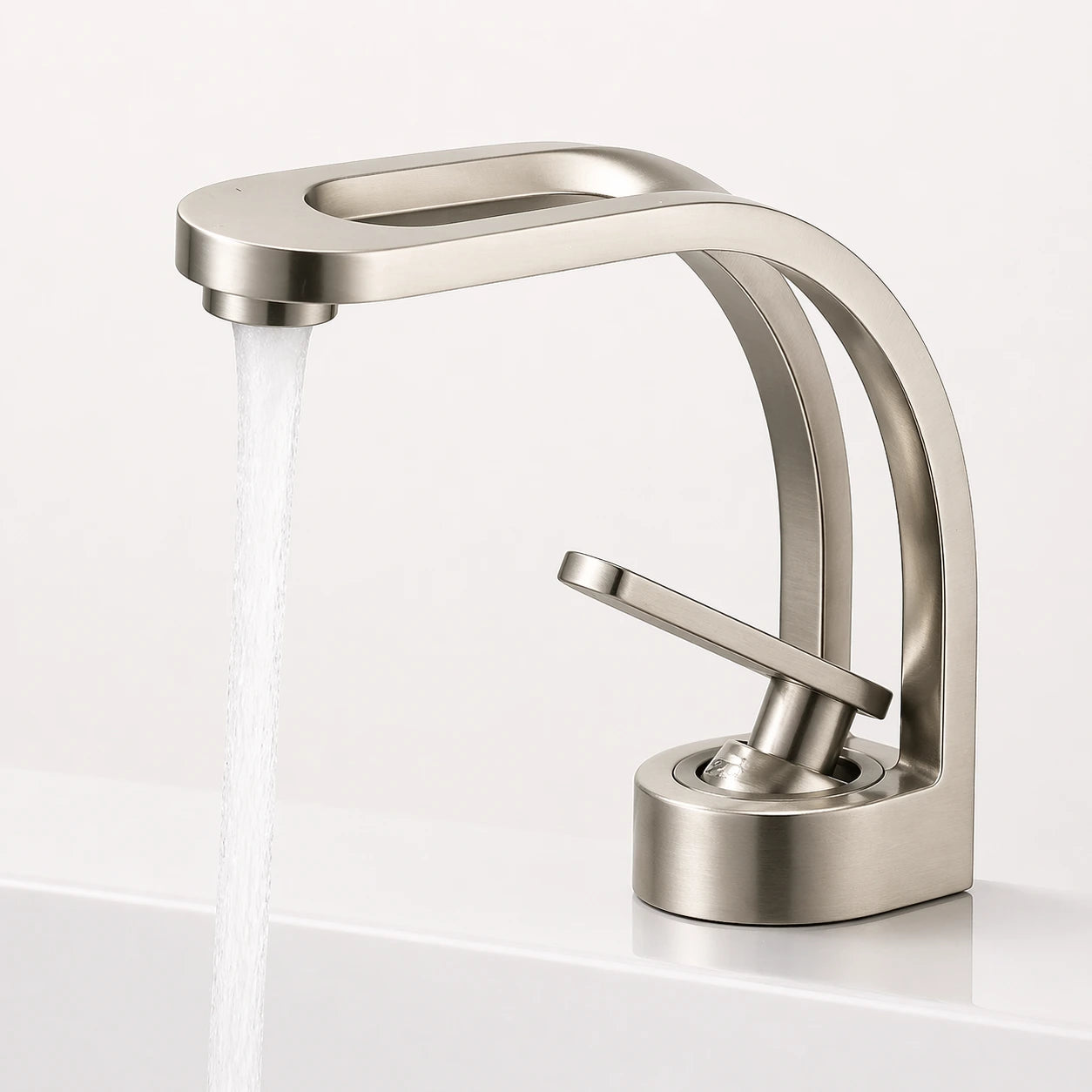 Robinet Lavabo Arc Design | Mitigeur Moderne pour Salle de Bain