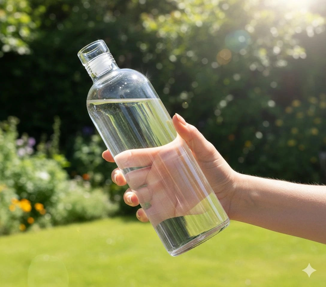 Bouteille 1 L en verre Vitaqua