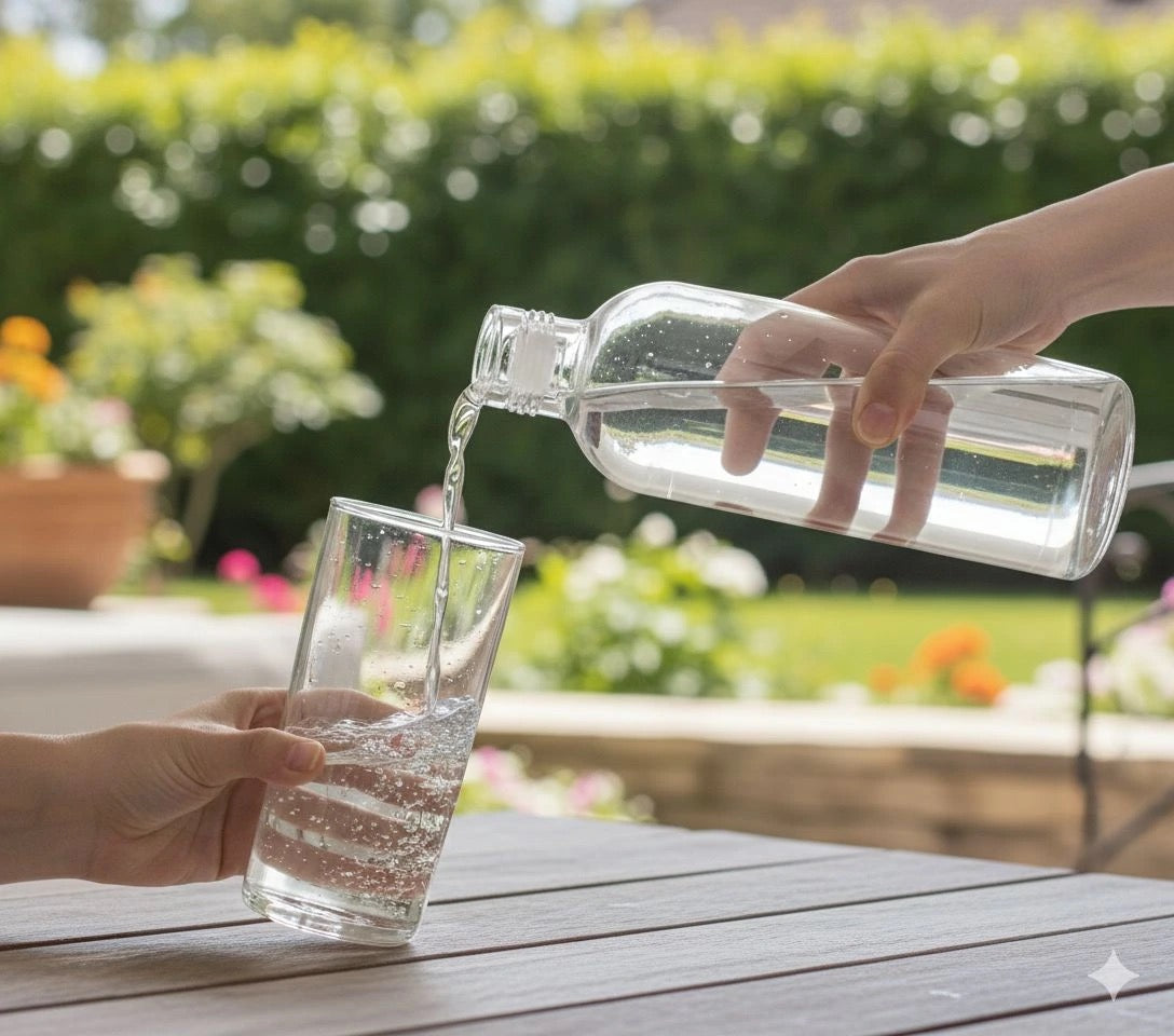 Bouteille 1 L en verre Vitaqua